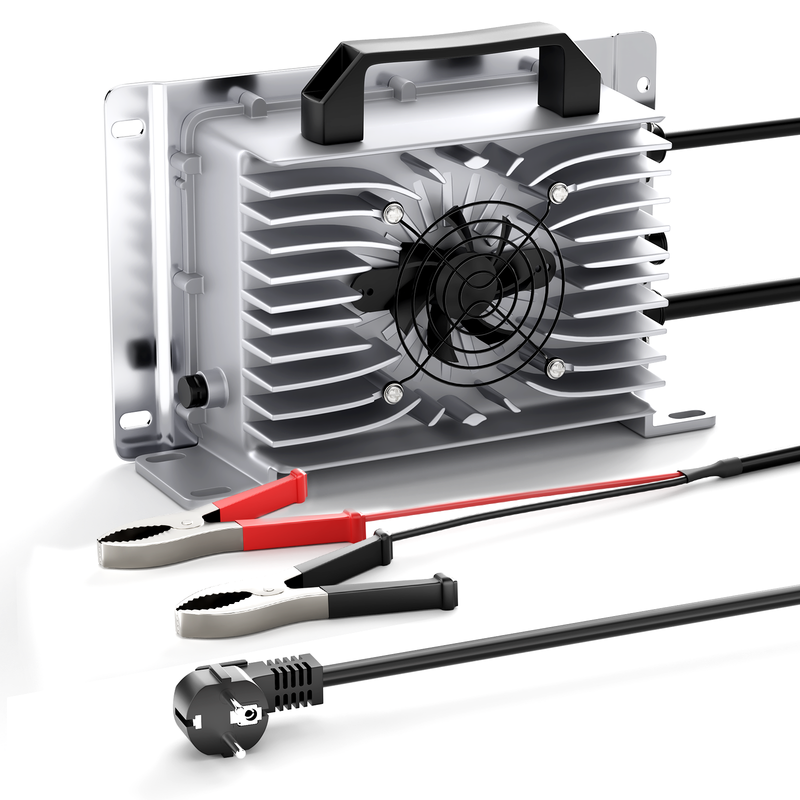 Suraziki 43,8 V 30 A Lithium-Lifepo4-Batterieladegerät für 38,4 V 36 V 12S Batterie, wasserdicht, 0-V-BMS-Aktivierungsladegerät für Wohnmobile, Boote, Golfwagen, Energiespeichersystem