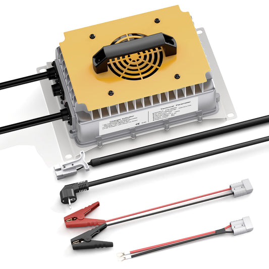 High-Power 58.4V 50A LiFePO4 Charger | Fast Charging for 51.2V 16S Lithium Batteries with 0V Activation & Safety Protection